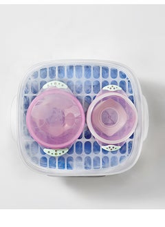 Babycare Babycare - Suction Bowls Set, Powder Pink, BPA-Free, 3-Piece Set, Anti-Spill Bowl, Snack Bowl, Sealed Bowl, Non-Toxic, Safe for Babies, Microwave Safe, Easy to Clean, Ideal for Toddlers  - Image 4