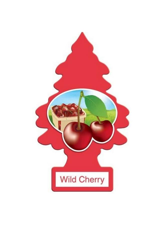 ليتل تريز بطاقة تعليق معطر جو تقليدي من الكرز البري يدوم طويلاً باللون الأحمر U1P-10311 - Image 2