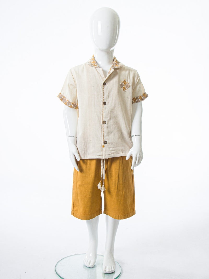 Hype Boys' two-piece summer set (shirt + shorts) for ages 4 to 8 years 6620 - Image 4