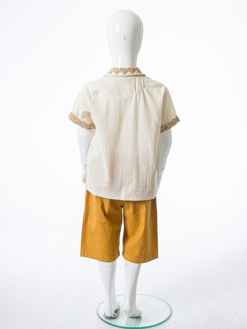 Hype Boys' two-piece summer set (shirt + shorts) for ages 4 to 8 years 6620 - Image 5
