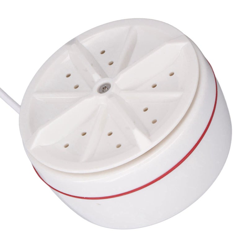 Jonlaki Mini Foldable Washing Machine... Portable Washing Machine Turbine Ultrasonic Mini Turbo Washing Machine Cleaning for Underwear Towels Socks Small Clothes and Items - Image 1
