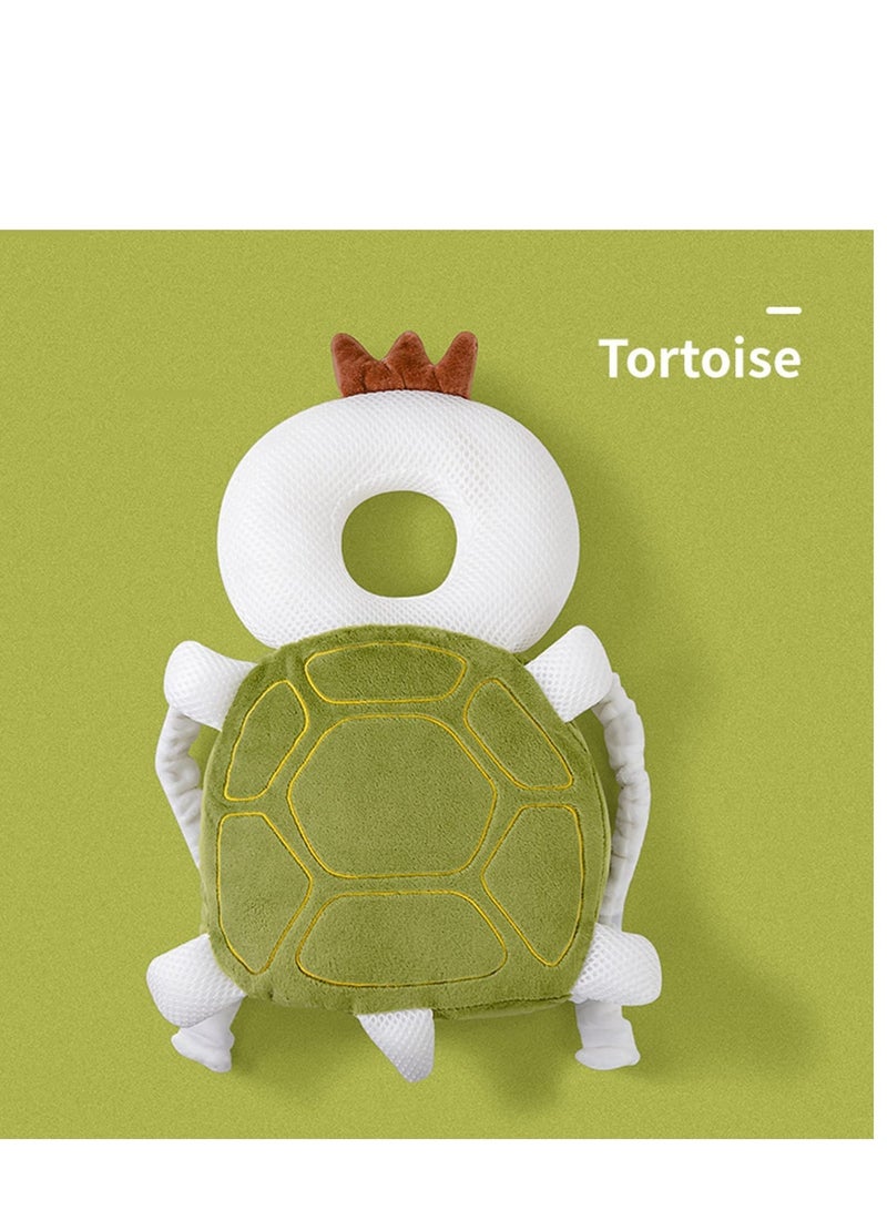 SYOSI Toddler Baby Head Protection Cushion, Backpack Wear, Infant Support Pillows Soft Nursery  Unisex Newborn Shaping Pillow Sleep, Turtle  - Image 1