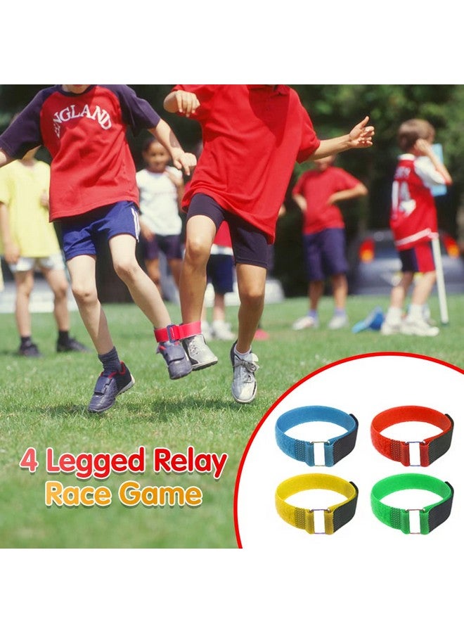 Abnaok 20PCS Outdoor Games Potato Sack Race Bag, 3-Legged Race Bands, with Egg and Spoon Race Lawn Games for Outside Backyard Field Day Birthday Party Games for Kids and Adults. - Image 3