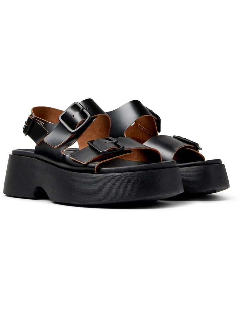 Camper Tasha, Women Sandal, Black