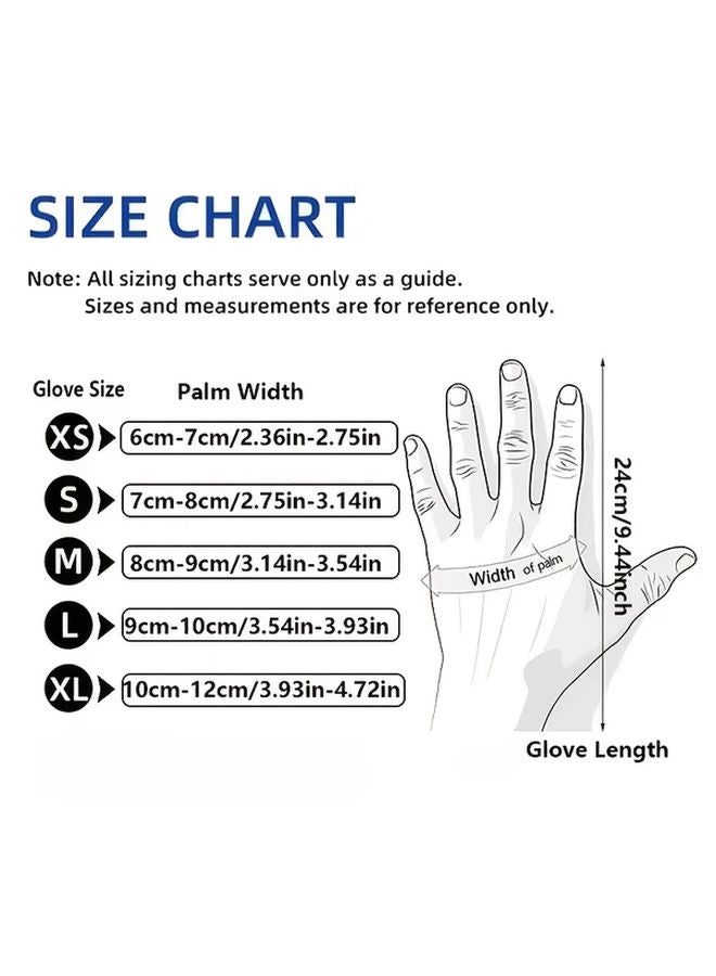 Pink Disposable Nitrile Gloves Size L 50 Pcs For Household Cleaning Pet Care Hair Dye - Image 4