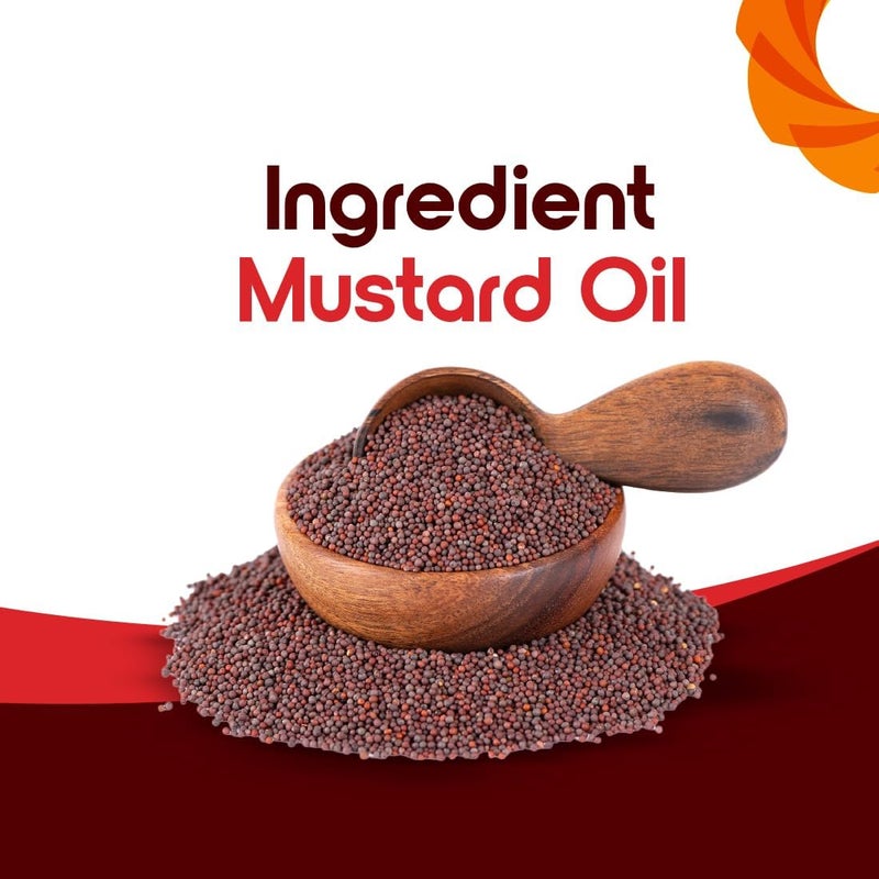 Fortune Kachi Ghani Mustard Oil 1 Litre - Pure Mustard Oil - Image 5