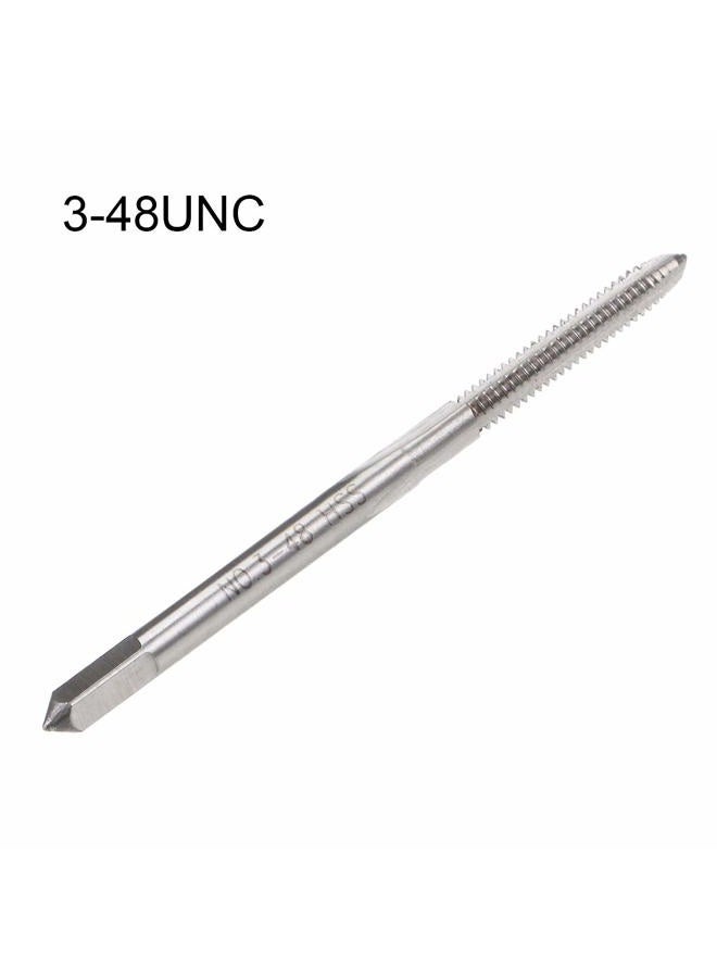uxcell Machine Tap 3-48 UNC Thread Pitch 2A 3 Flutes High Speed Steel - Image 3