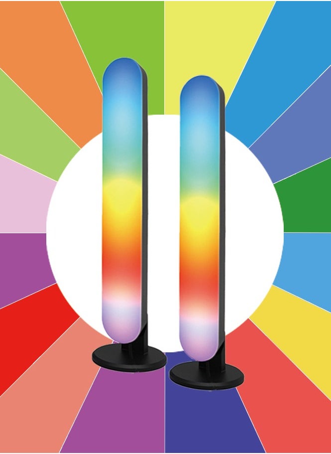 ARNOTEC 2pcs LED Night Light RGB Ambient Lights with Remote Control For Gaming TV Room Bedroom Decoration Bar Music Rhythm Symphony Lamp  - Image 3