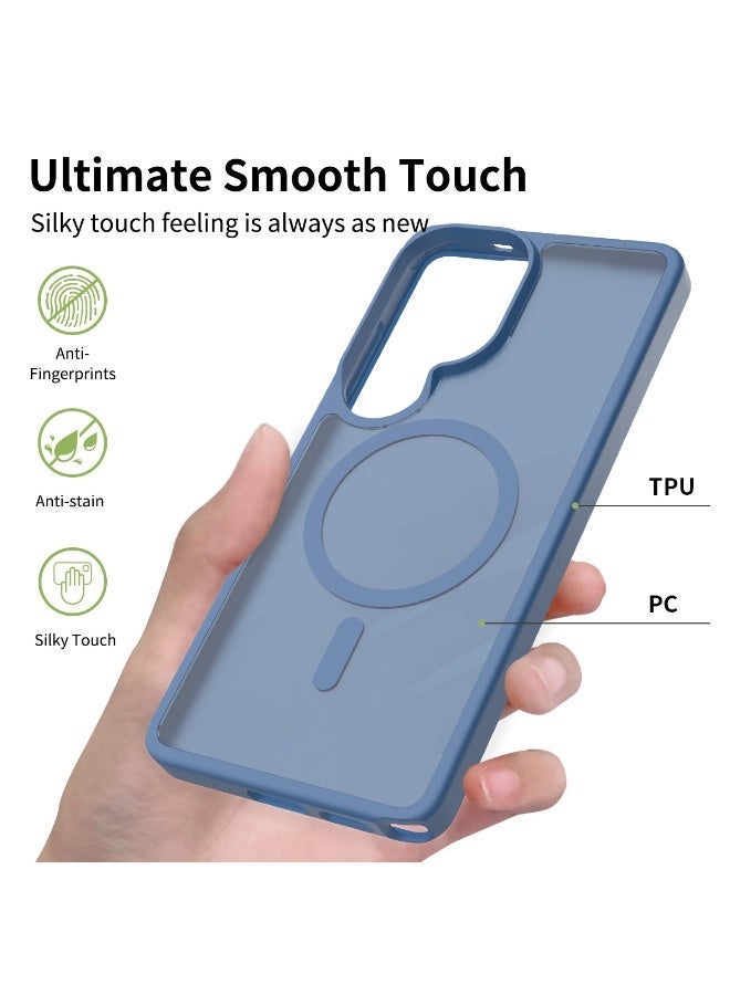 ‌زيكسينغ غلاف هاتف Samsung S26 Ultra (أزرق)، مغناطيسي مع حماية عسكرية المستوى، لمسة ناعمة، حماية للشاشة والكاميرا - Image 4