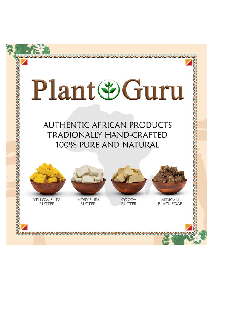 Plant Guru - African Shea Nut Butter Oil 16 fl. oz. 100% Pure Natural Skin, Face, Hair Growth And Moisturizer. DIY Body Butters, Lotions, Creams, Lip Balm And Soap Making. - Image 1