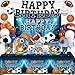 Yingoto 222Pcs Sports Birthday Party Decorations Amp Up Your Sports Themed Party for 25 Guests Includes Banner Plates Tablecloth Cupcake Toppers and Aluminum Balloons for Boy Birthday Party Decorations - Image 3