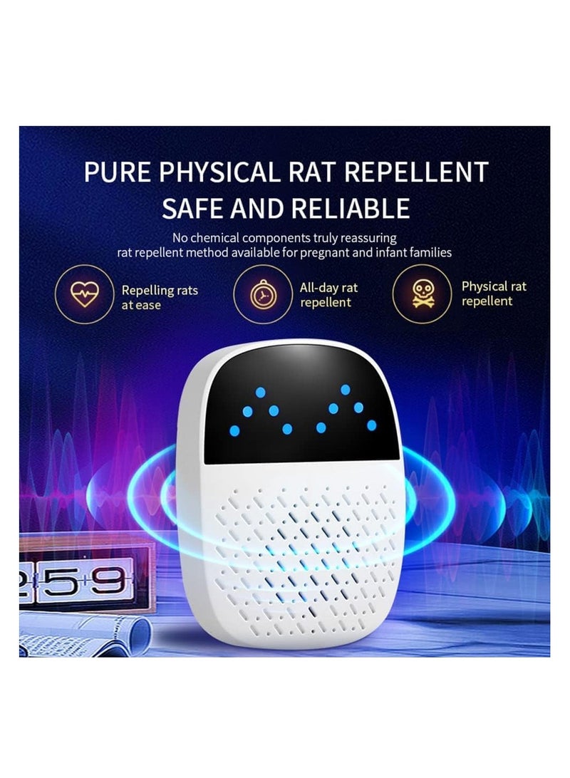 Generic Ultrasonic Pest Repeller Indoor Ultrasonic Repellent for Roach, Rodent Mouse Bugs Mosquito Mice Spider Electronic Plug in Pest Control-Mosquito Repellent Indoors Ultrasonic Repellers 2pcs  - Image 3