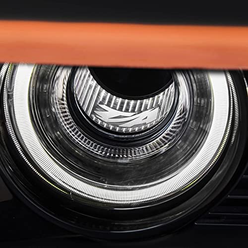 VLINCAR HID Headlights Assembly W/AIR Catcher Compatible with Dodge Challenger 2015 2016 2017 2018 2019 2020 2021 Xenon Model Headlamps Pair with Black Housing Head Lihgt Replacement Passenger Right - Image 2