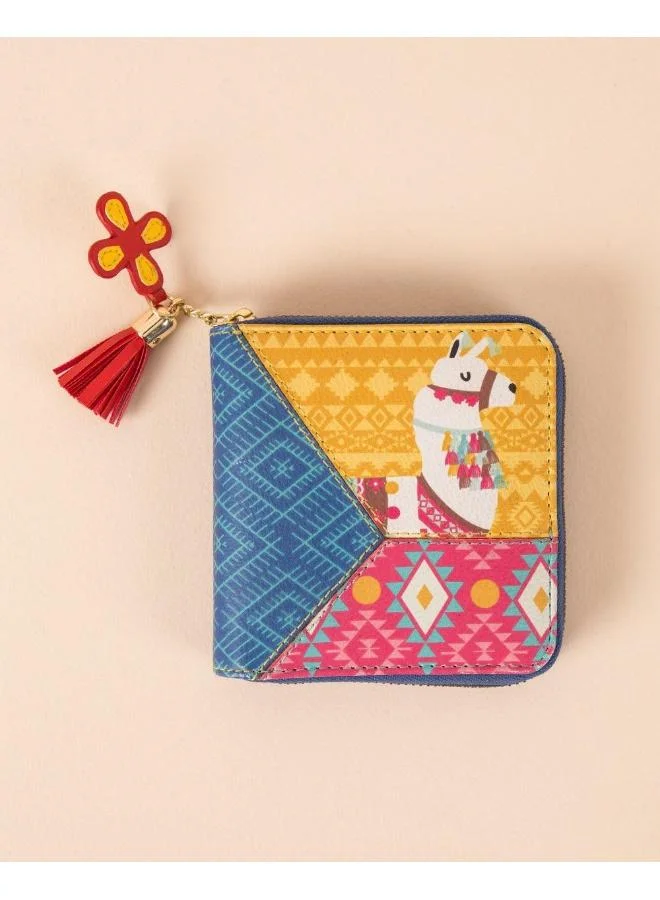 Chumbak Boho Llama Aztec Wallet ' Mini