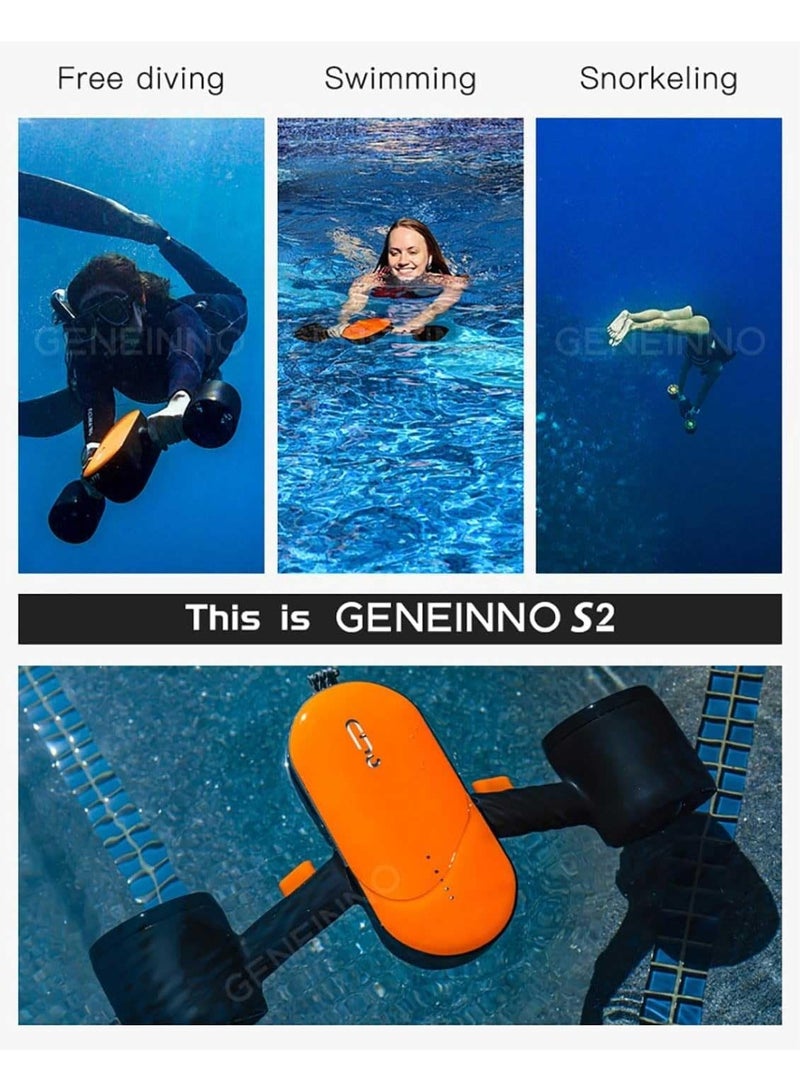 G GENEINNO GENEINNO S2 Underwater Scooter,Dual Motors and Smart APP Support,Sea Scooter for Swimming Scuba Free Diving Snorkeling for Kids Adults - Image 2