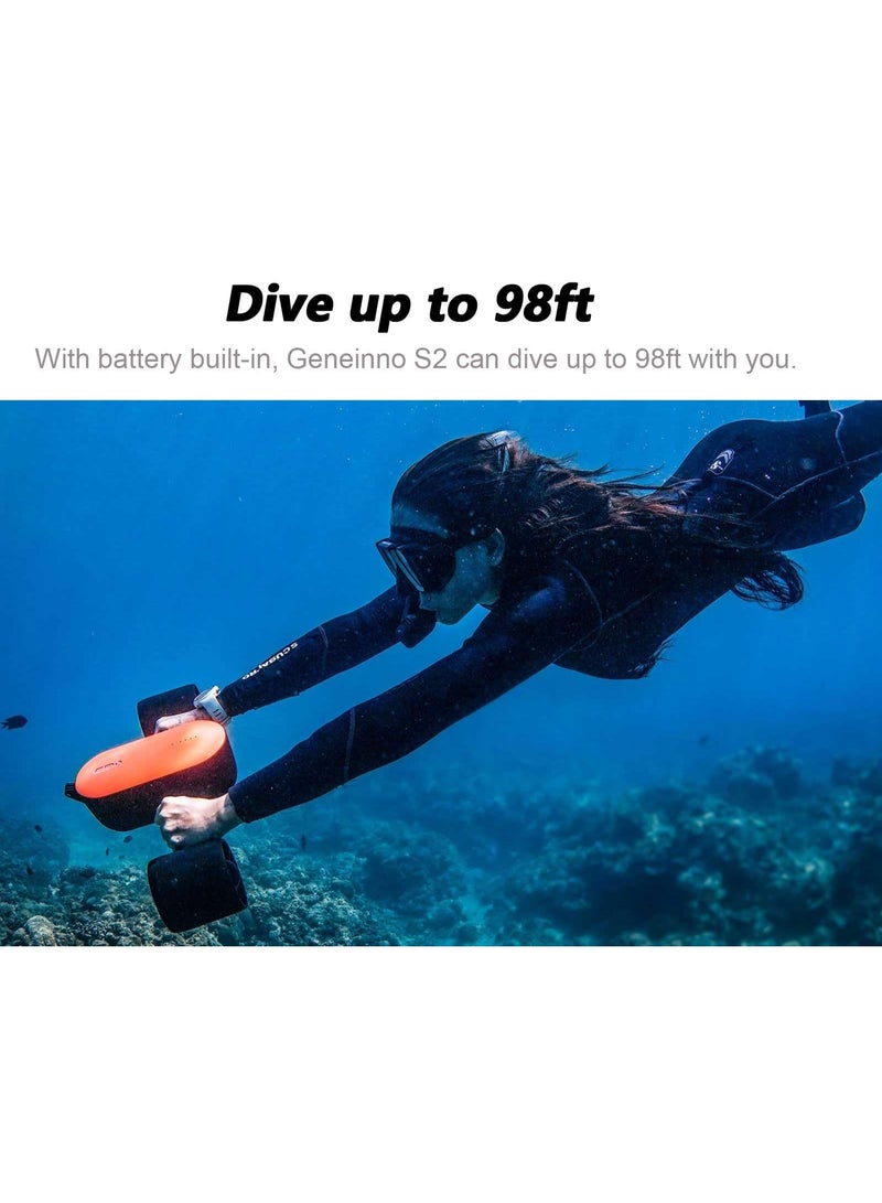 G GENEINNO GENEINNO S2 Underwater Scooter,Dual Motors and Smart APP Support,Sea Scooter for Swimming Scuba Free Diving Snorkeling for Kids Adults - Image 5