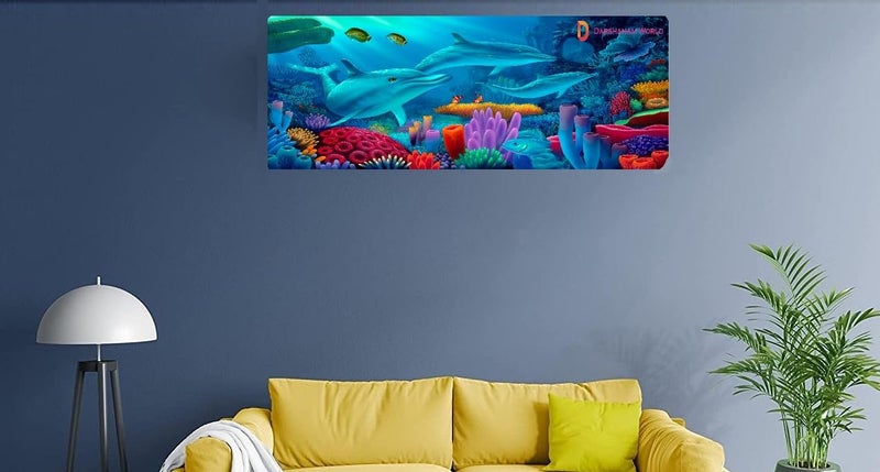DARSHANAM WORLD Polyester Beatiful Designer Ac Cover For 1.5 Ton/ Printed Air Conditioning Dust Cover Folding Design Cover For Indoor And All Type Ac Split Cover(97 X 31 X 21.5Cm) - Image 5