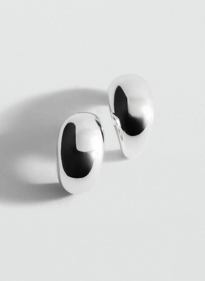 MANGO Volume Hoop Earrings  - Image 1