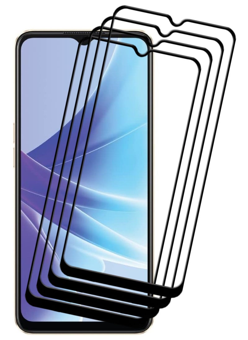 ACLIX 4 Pieces Antistatic ESD Dustproof Premium Quality High Definition Tempered Glass Screen Protector Designed For Oppo A77s - Image 1