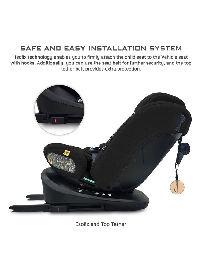 neobreez I-Vilo Swivel 360° Rotatable Convertible Baby Infant Toddler Car Seat, I-Size Ecer129, Isofix, Recline & Adjustable, Side Impact Protection, Memory Foam 0-12Yrs (40-150Cm/0-36Kg), Group 0+/1/2/4  - Image 5