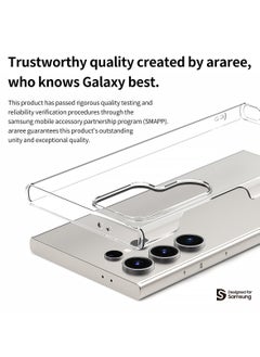 araree araree Nukin Compatible with Samsung Galaxy S24 Ultra Case, Transparent Thin Cover Slim Sturdy Scratchproof Hard PC Case Minimalist Solid Sleek Designed for Samsung Galaxy S24 Ultra Case - Clear  - Image 5
