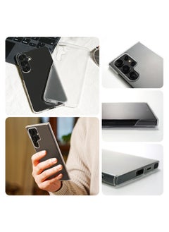 araree araree Nukin Compatible with Samsung Galaxy S24 Ultra Case, Transparent Thin Cover Slim Sturdy Scratchproof Hard PC Case Minimalist Solid Sleek Designed for Samsung Galaxy S24 Ultra Case - Clear  - Image 4