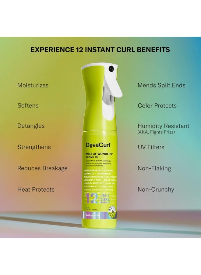 DevaCurl Mist of Wonders Leave In Multi-Benefit Curl Spray, 10 oz - Image 4