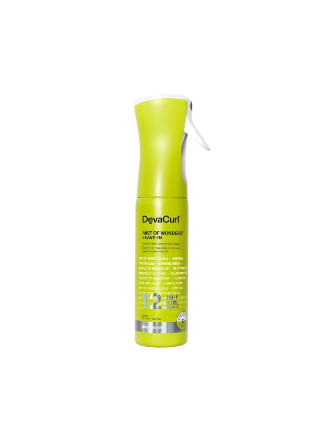 DevaCurl Mist of Wonders Leave In Multi-Benefit Curl Spray, 10 oz - Image 1