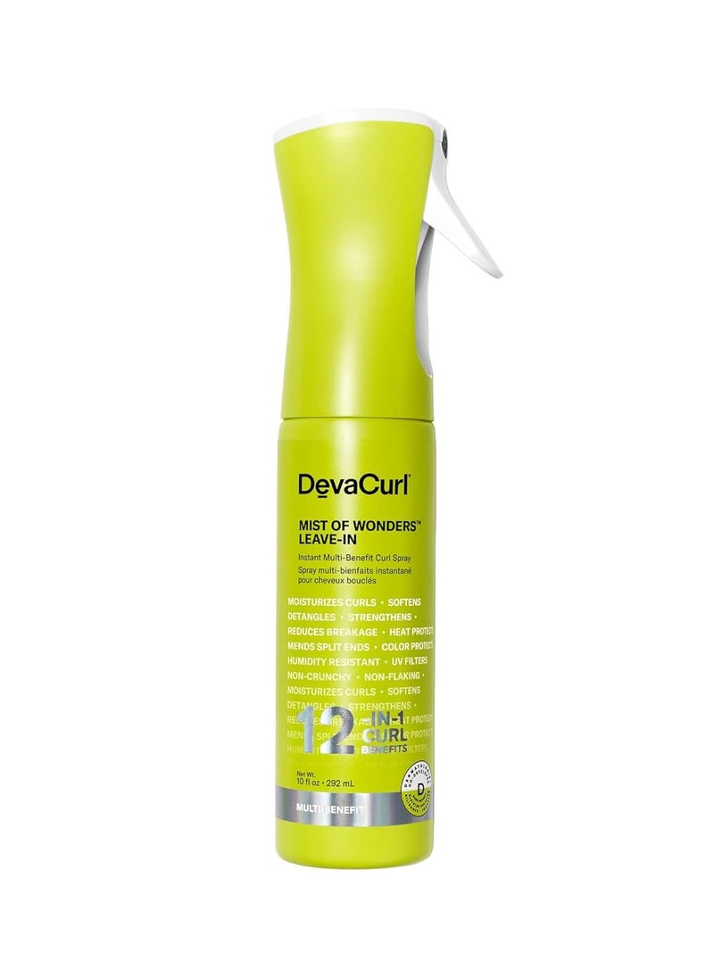 DevaCurl - DevaCurl Mist of Wonders Leave-In Multi-Benefit Curl Spray with Nutri-Curl Complex | Continuous Mist Spray | 12-in-1 Curl Benefits - Image 1