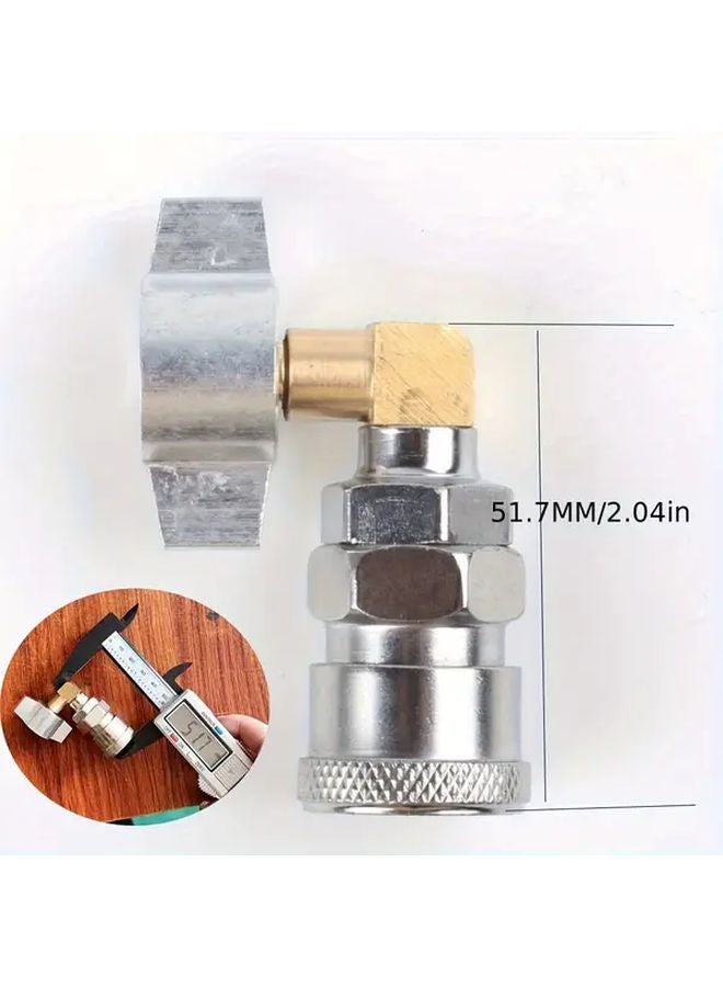 1pc Truck Air Tank Connector Straight Connect Elbow Integrated Accessory - Image 3