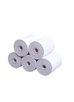 Terabyte 80 x 50 Thermal Paper Receipt 3 1/8" 80'Fits All POS Cash Registers Printers, Credit Card Terminals, Star Micronics SCP700, TSP100 BPA Free - BuyRegisterRolls 5Pcs  - Image 1