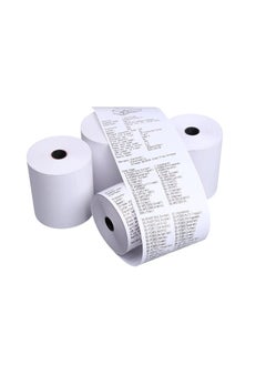 Terabyte 80 x 50 Thermal Paper Receipt 3 1/8" 80'Fits All POS Cash Registers Printers, Credit Card Terminals, Star Micronics SCP700, TSP100 BPA Free - BuyRegisterRolls 5Pcs  - Image 2