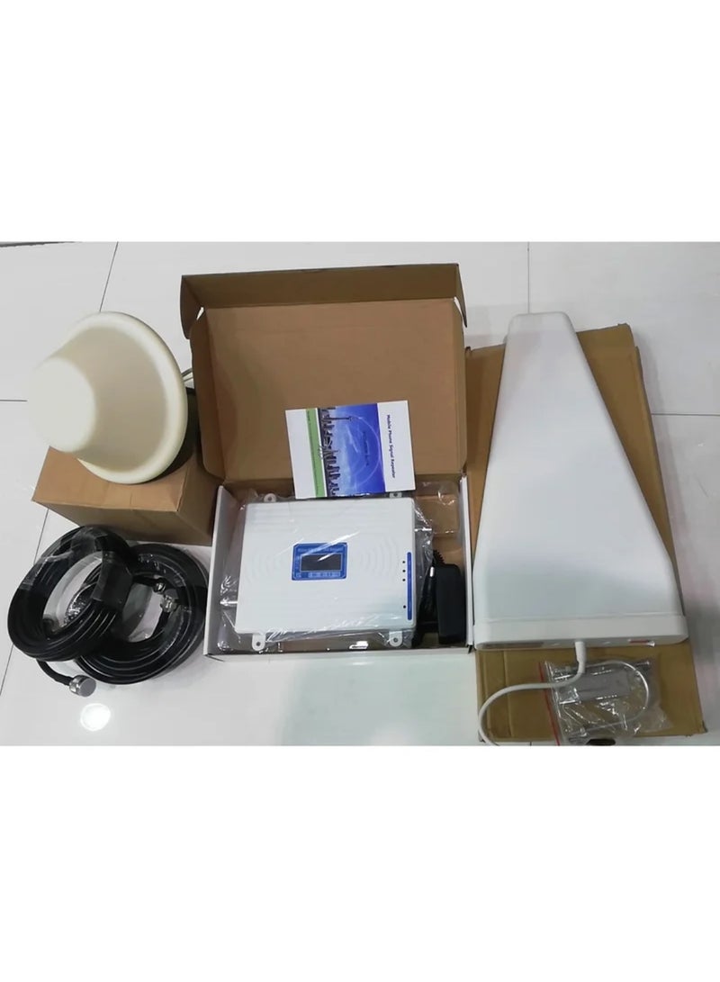 "Home & Office Network Booster Gold – 12dBi 4G LTE Antenna Outdoor 698-2700MHz , Reliable Signal for 2G/3G/4G" With 2CABLE 15MT And 5MT, cover up to 500-2000 square meters, More Powerful, More Signal.  - Image 3