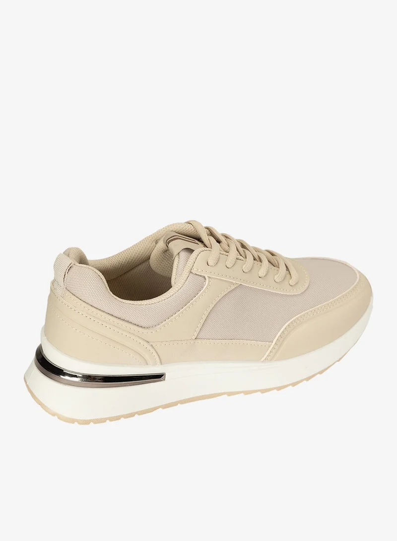 Bata  Chunky Sole Lace-Up Sneakers for Women | Best Price UAE