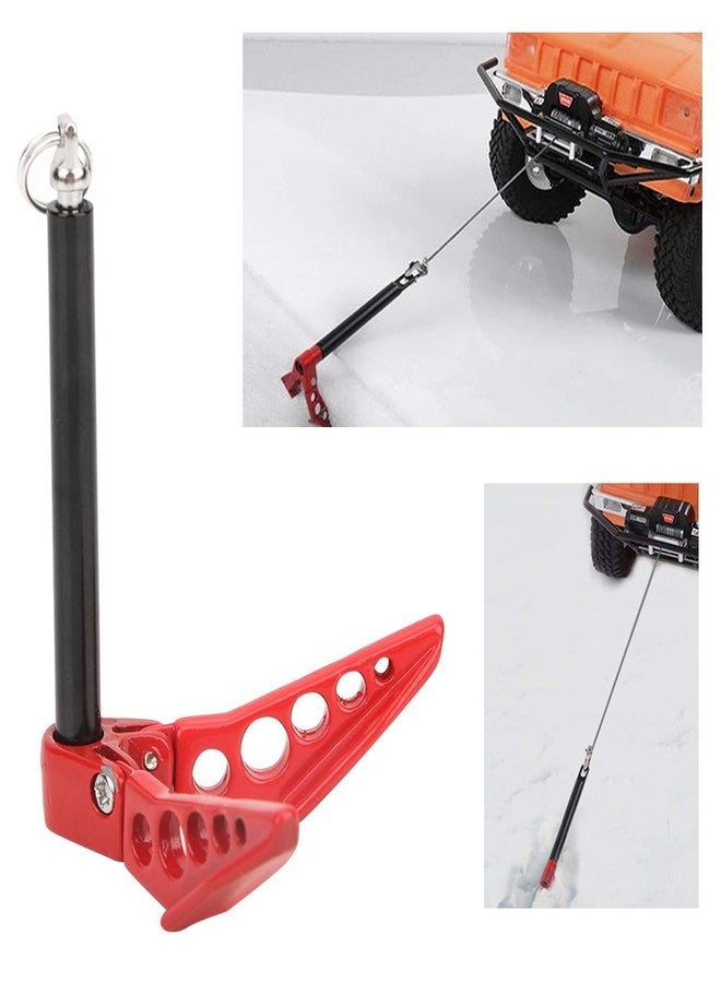 Milltrip 1/10 RC Crawler Car Metal Fold up Anchor Winch Earth Ground Tool Fit for Axial SCX10 D90 CC01 RC Vehicle Scale Accessories - Image 4