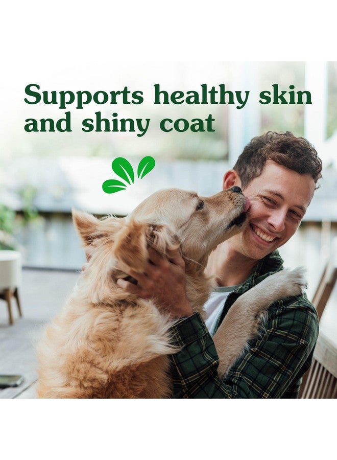 جرينيز مكملات جرينيز الغذائية لبشرة وفراء الكلاب، بزيت السمك وأحماض أوميجا 3 الدهنية، بنكهة الدجاج، 14.7 أونصة، 80 قطعة من علكات المضغ الناعمة - Image 3