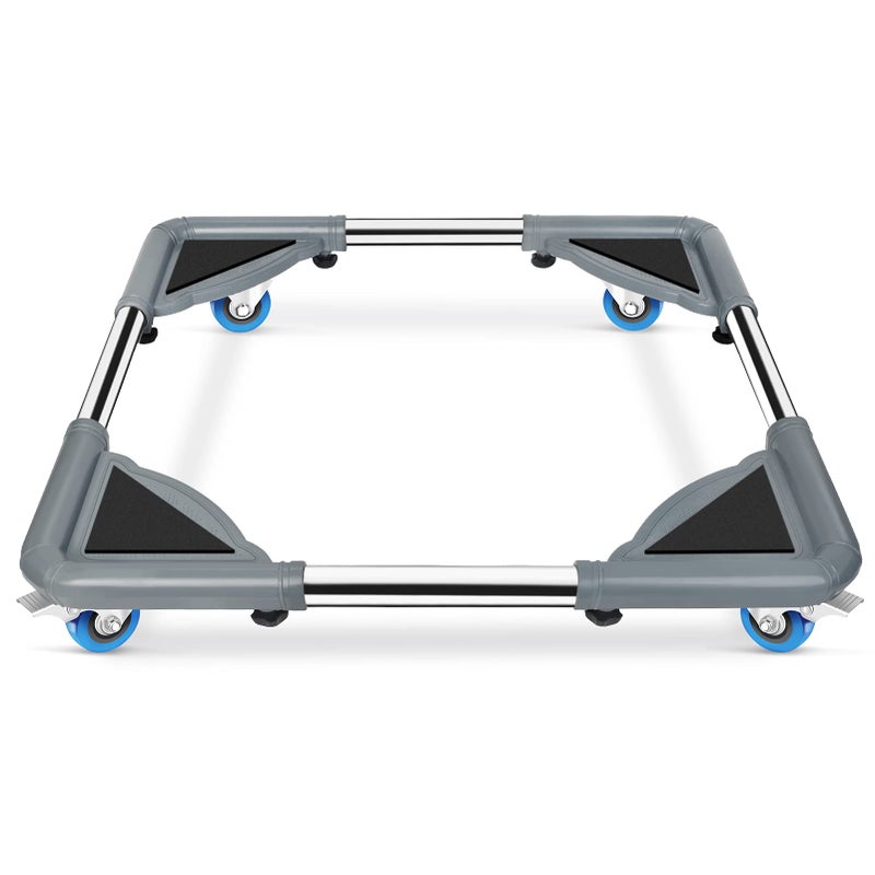 عربة دوللي متحركة صغيرة من SPACECARE مع 4 عجلات قفل قاعدة قابلة للتعديل لحامل الثلاجة وغسالة الملابس