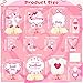 ANGOLIO 12P Spring Easter Pink Sweetheart Baby Shower Party Honeycomb Centerpieces Our Little Sweetheart is On The Way Party Table Decoration for Kids Baby Shower Newborn Gender Reveal Birthday Decor - Image 4
