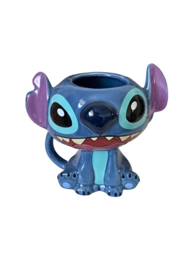 Sanrio - Stitch Ceramic 3D Cartoon Coffee Mug - Image 1