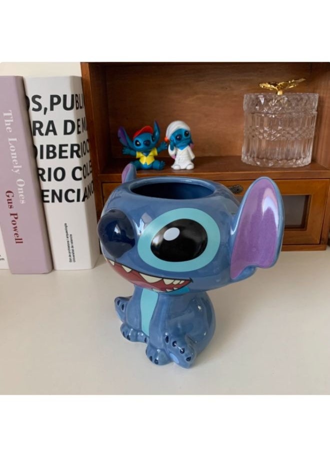 Sanrio - Stitch Ceramic 3D Cartoon Coffee Mug - Image 1