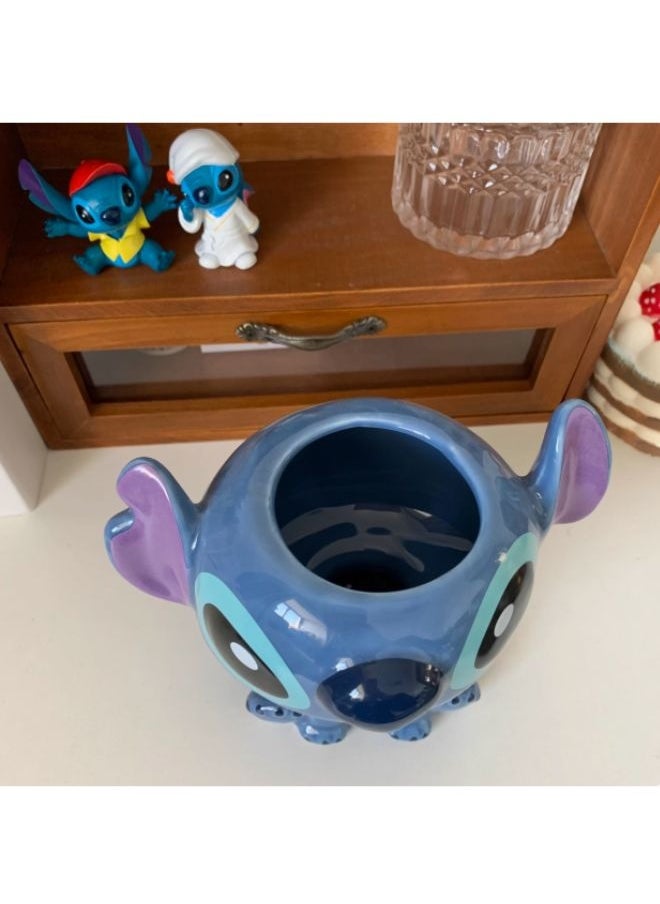 Sanrio - Stitch Ceramic 3D Cartoon Coffee Mug - Image 1