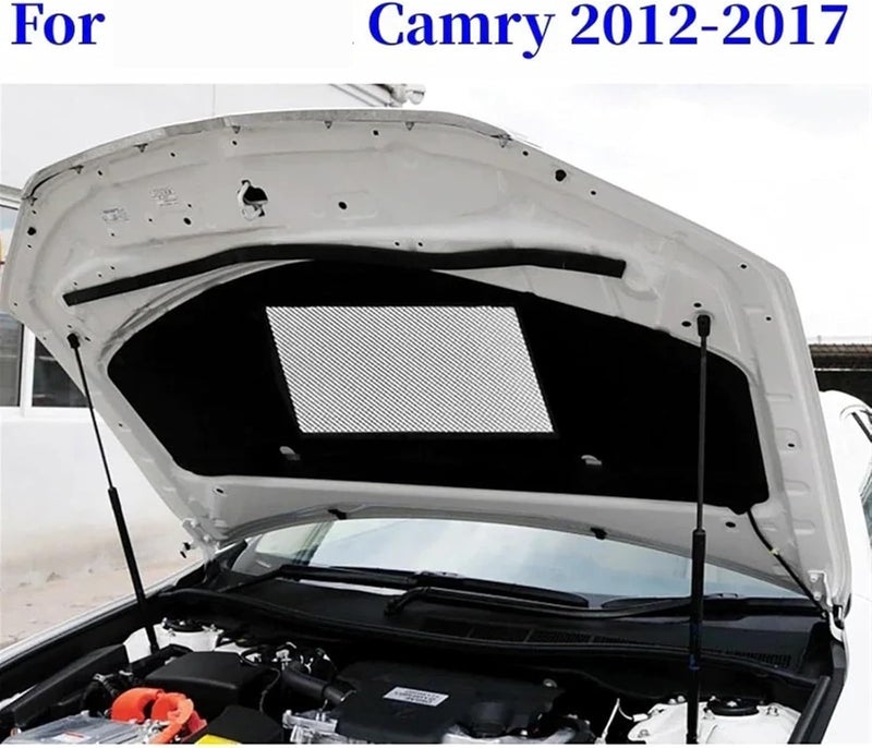 Wivplex Black Car Hood Engine Insulation for Toyota Camry 2008-2022 - Image 5