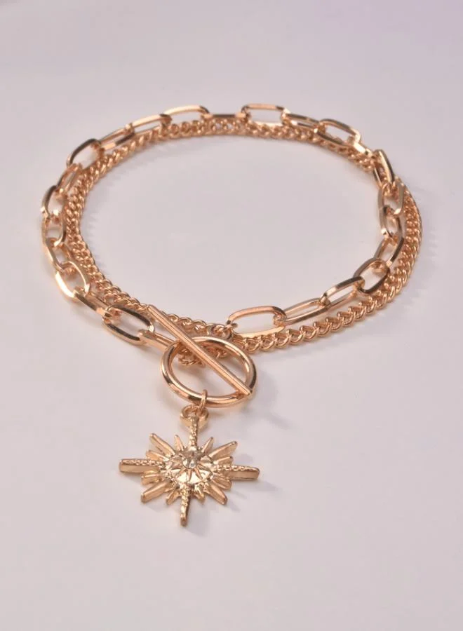 Styli Sun Drop Toggle Anklet