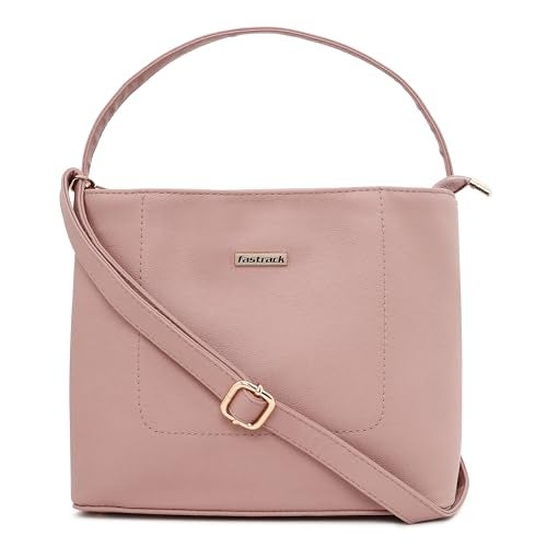 fastrack Pastel Satchel Bag for Women | Sleek Faux Leather Handbag with Spacious Interior, Internal Pockets & Detachable Strap | Stylish Everyday Carry for Work, Brunch & College - Image 1