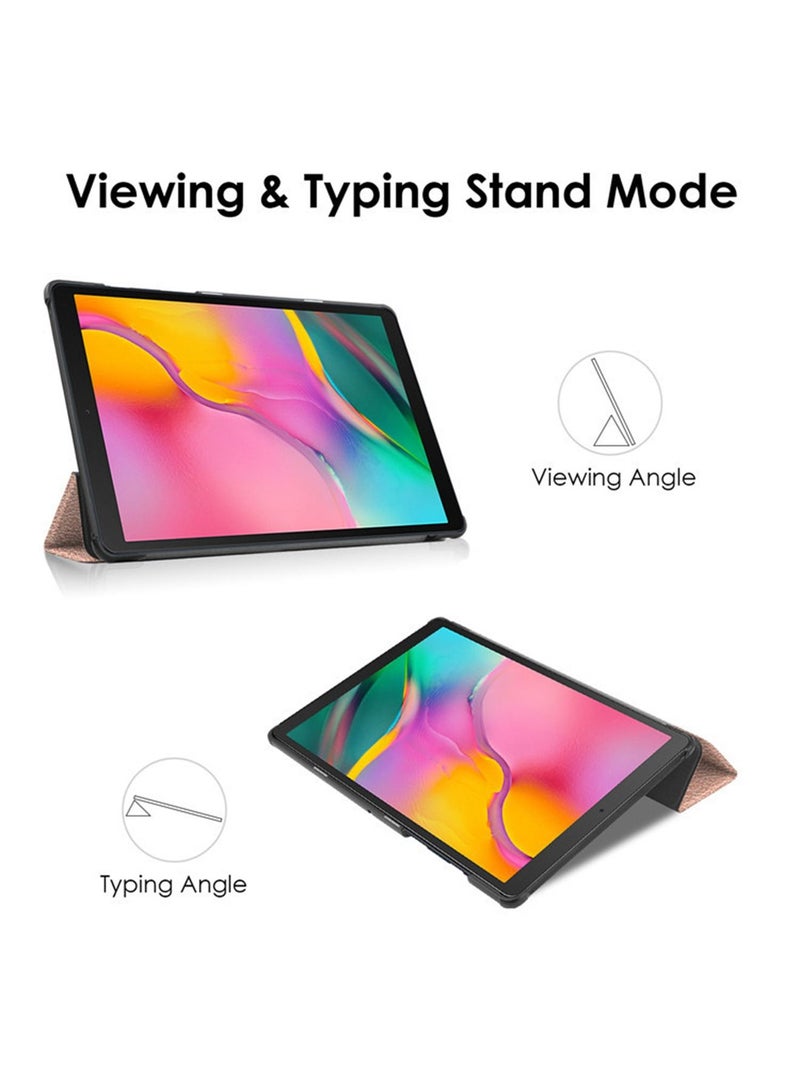 Compatible with Lenovo Tab P11 Pro 11.5 inch Protective Folio Cover Slim Lightweight Protective Shell Case with Auto Sleep/Wake Trifold Stand Cover Case Rose Gold