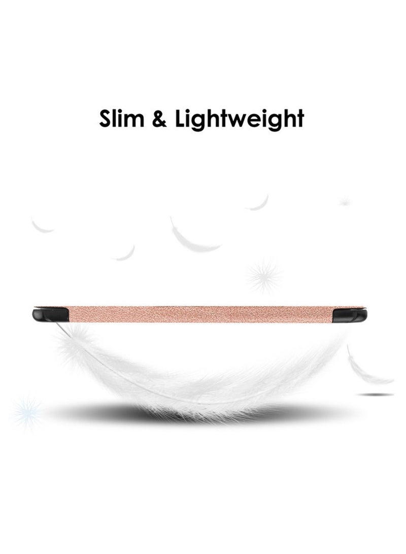 Compatible with Lenovo Tab P11 Pro 11.5 inch Protective Folio Cover Slim Lightweight Protective Shell Case with Auto Sleep/Wake Trifold Stand Cover Case Rose Gold