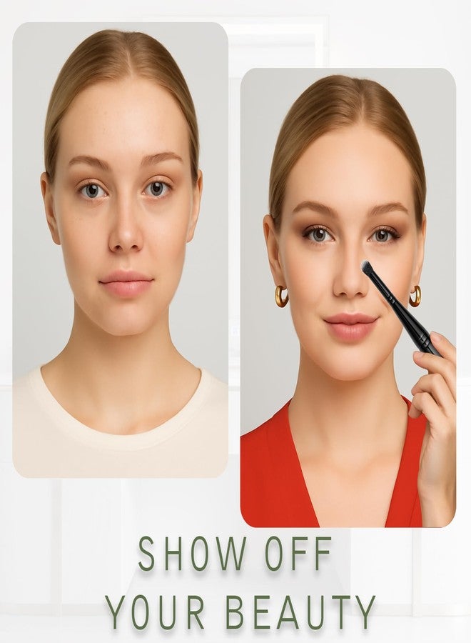 Brvlsoc Complexion Duo Brush – Dual-Ended Makeup Brush for Foundation & Concealer, Airbrushed Finish with Vegan & Cruelty-Free Synthetic Bristles - Image 5