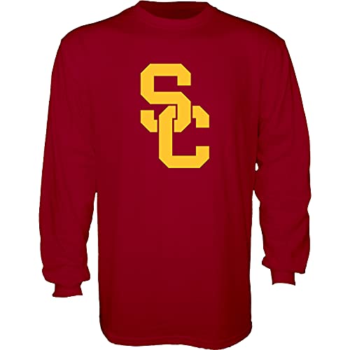 Blue 84 Men's USC Trojans Long Sleeve T Shirt Team Color Icon, Cardinal, XX-Large - Image 1