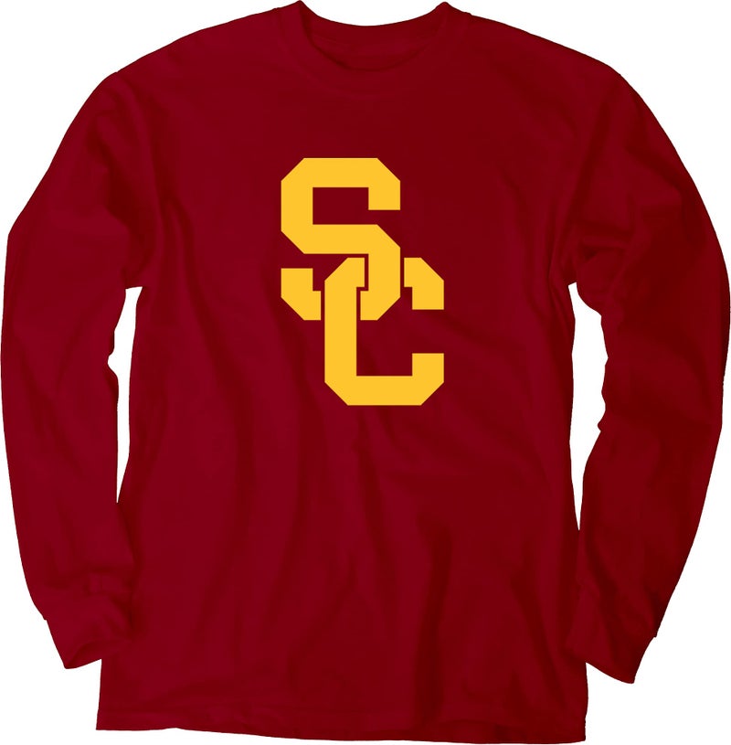 Blue 84 Men's USC Trojans Long Sleeve T Shirt Team Color Icon, Cardinal, XX-Large - Image 3