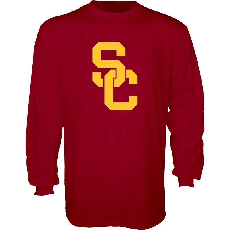 Blue 84 Men's USC Trojans Long Sleeve T Shirt Team Color Icon, Cardinal, XX-Large - Image 5